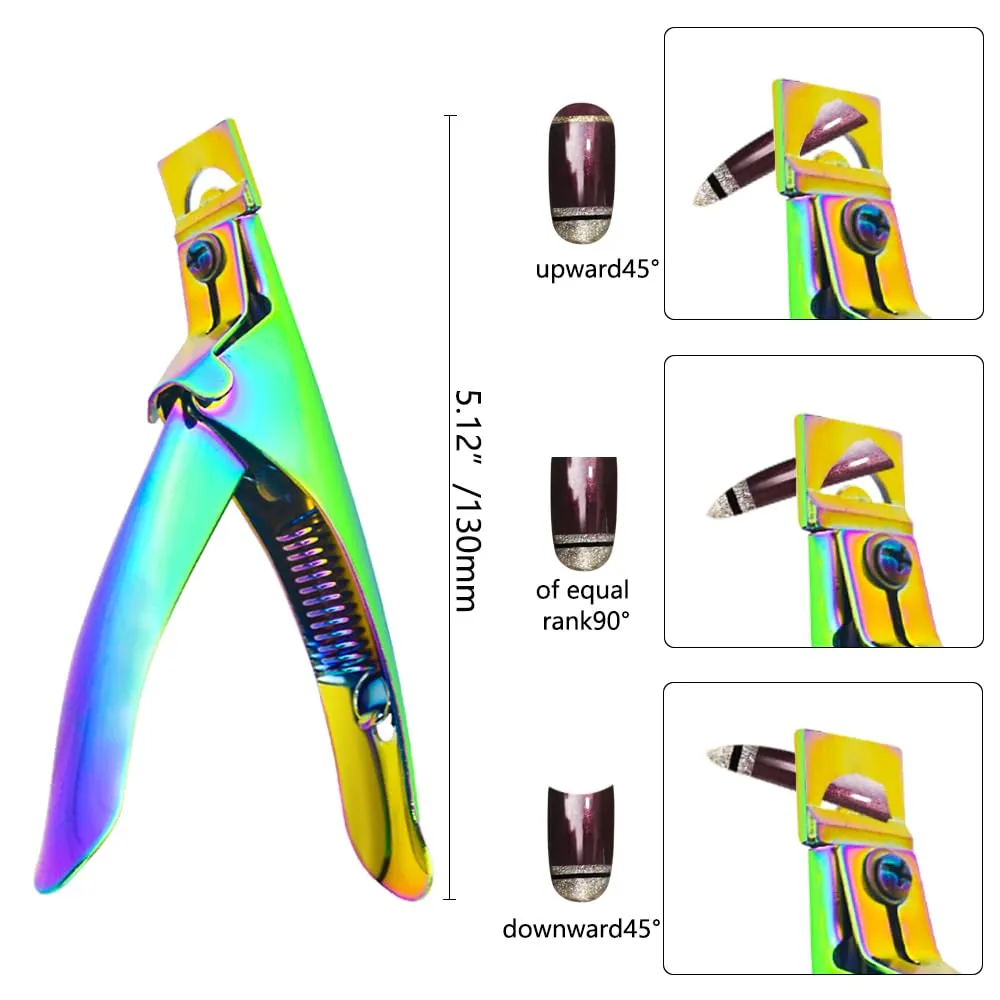 Professional Electric Nail Drill Machine Nail Clippers Set Nail Filer Electric and Nail Cutter for Acrylic Gel Nails Nails File Manicure Set with 206 PCS Sanding Bands Work for Home and Salon (PURPLE)