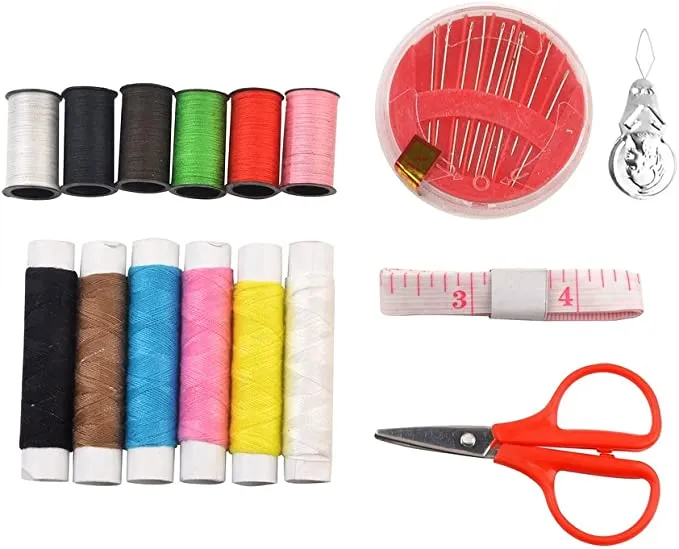 Professional Needles Sewing Supplies Variety Sets and Kits for Arts and Crafts (Compact Sewing Kit)