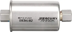 Quicksilver 864572 Replacement in-Line Fuel Filter for MerCruiser Stern Drive and Inboard Gasoline Engines