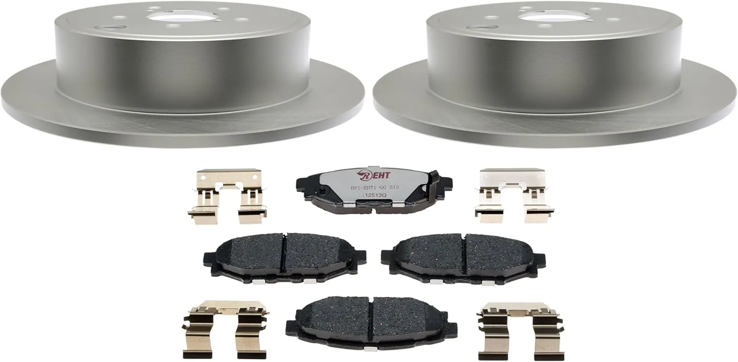 Raybestos Element3 1114H980634E3 Automotive Replacement Rear Brake Pads and Rotors Kit for Select Subaru BRZ/Forester/Impreza/Legacy/Outback Model Years