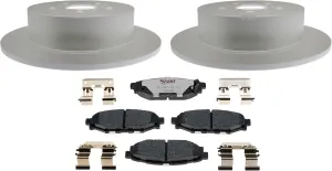 Raybestos Element3 1114H980962E3 Automotive Replacement Rear Brake Pads and Rotors Kit for Select Scion FR-S, Subaru BRZ, Crosstrek, Forester, Impreza, Legacy, Outback, WRX, XV Crosstrek Model Years