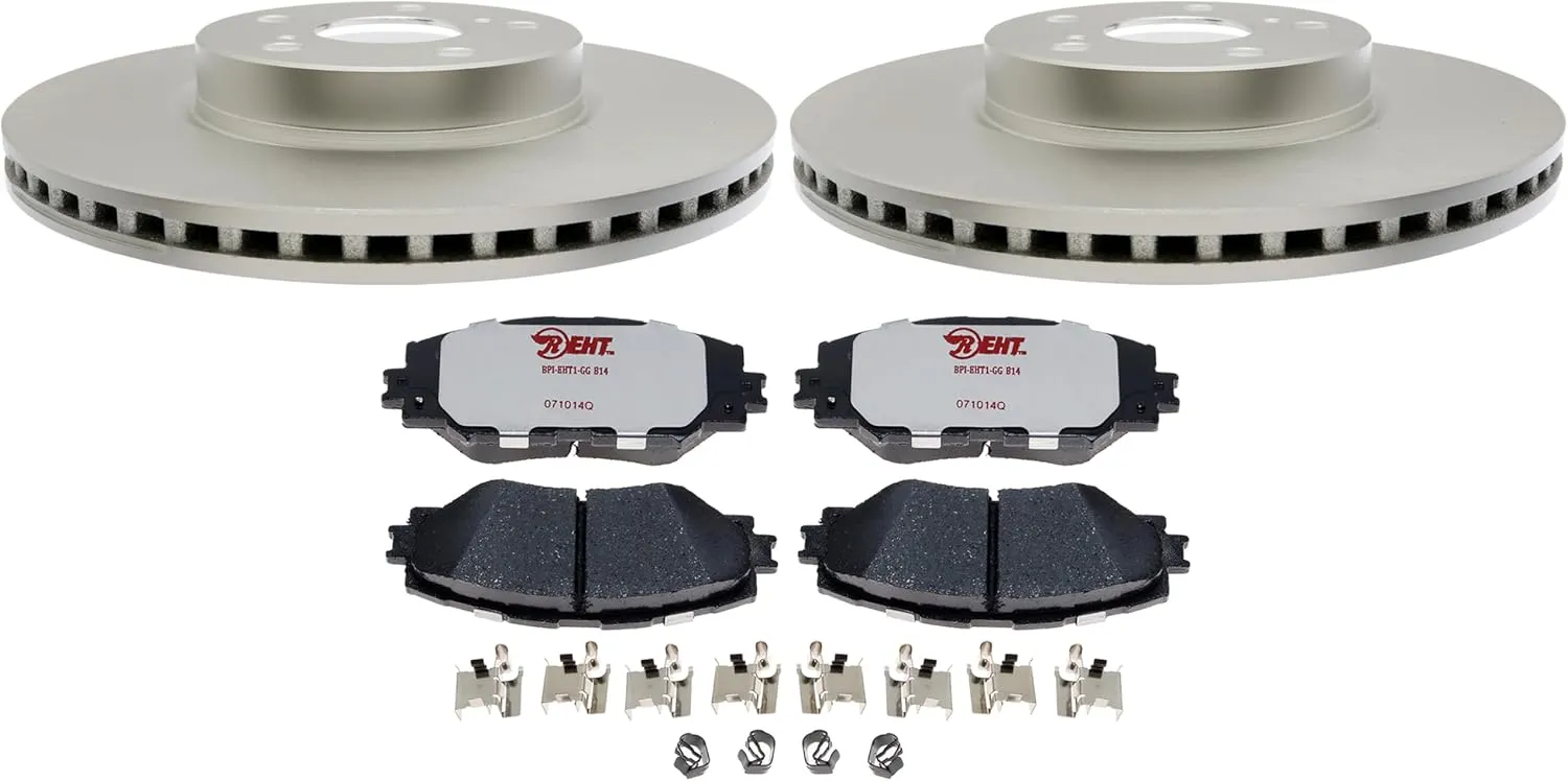 Raybestos Element3 1210H980629E3 Automotive Replacement Front Brake Pads and Rotors Kit for Selected Lexus HS250h, Pontiac Vibe, Toyota Corolla/Matrix/Prius/Rav4 and Scion xB/xD Model Years