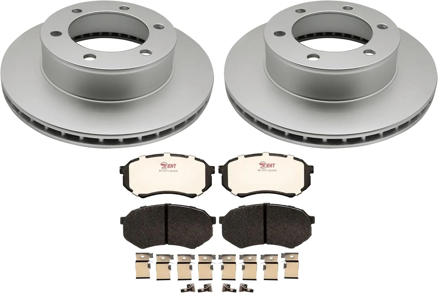 Raybestos Element3 433AH96575E3 Automotive Front Brake Pads and Rotors Kit for Select Toyota Tacoma 1998 Model Years