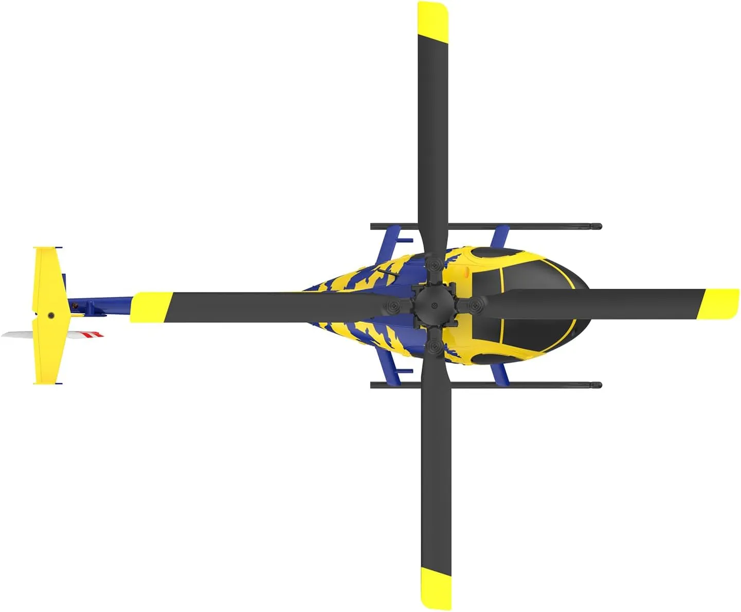 RC ERA C184 MD500 RC Helicopter for Adult, 2.4G 100 Size No Aileron Remote Control Aircraft Model, 4CH 6-Axis RC Helicopter with Altitude Hold & Optical Flow Positioning - 1 Battery