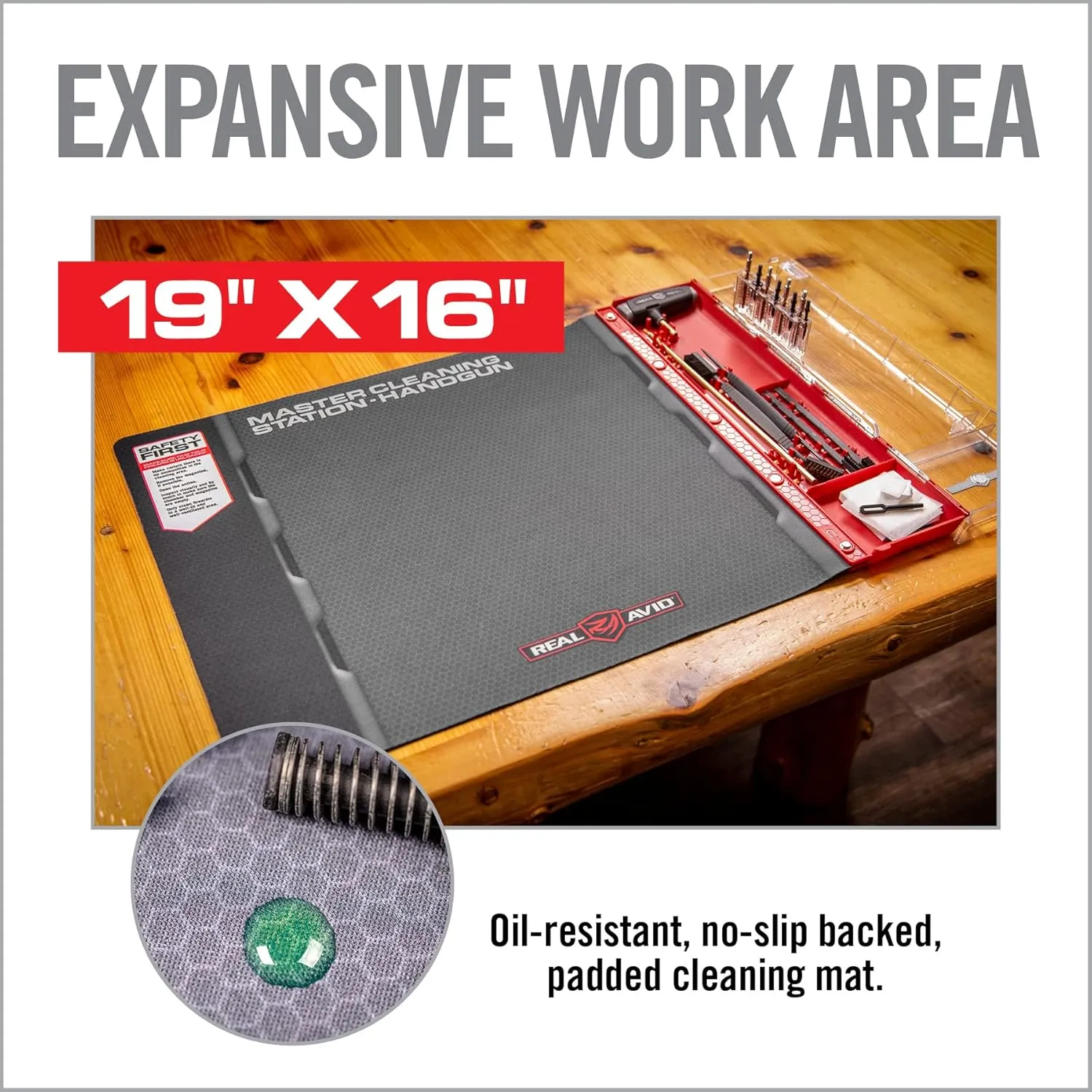 Real Avid Master Cleaning Station - Universal Gun Cleaning Kit, Choose Between Handgun or Universal Gun Cleaning Station