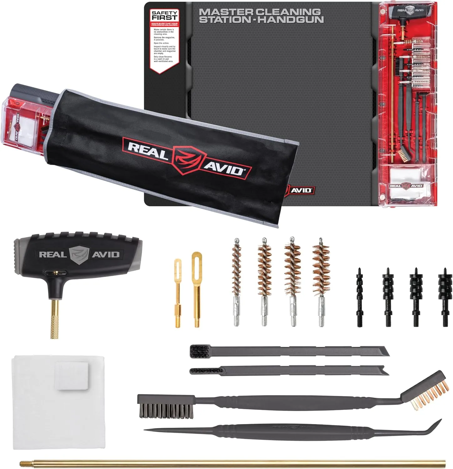 Real Avid Master Cleaning Station - Universal Gun Cleaning Kit, Choose Between Handgun or Universal Gun Cleaning Station