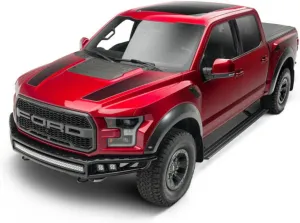 RealTruck AMP Research PowerStep Smart Series Power Running Boards with LED Step Lights for 2021 - 2024 Ford F-150 (Excludes Hybrid) - Electric Powerstep & Retractable Truck Steps