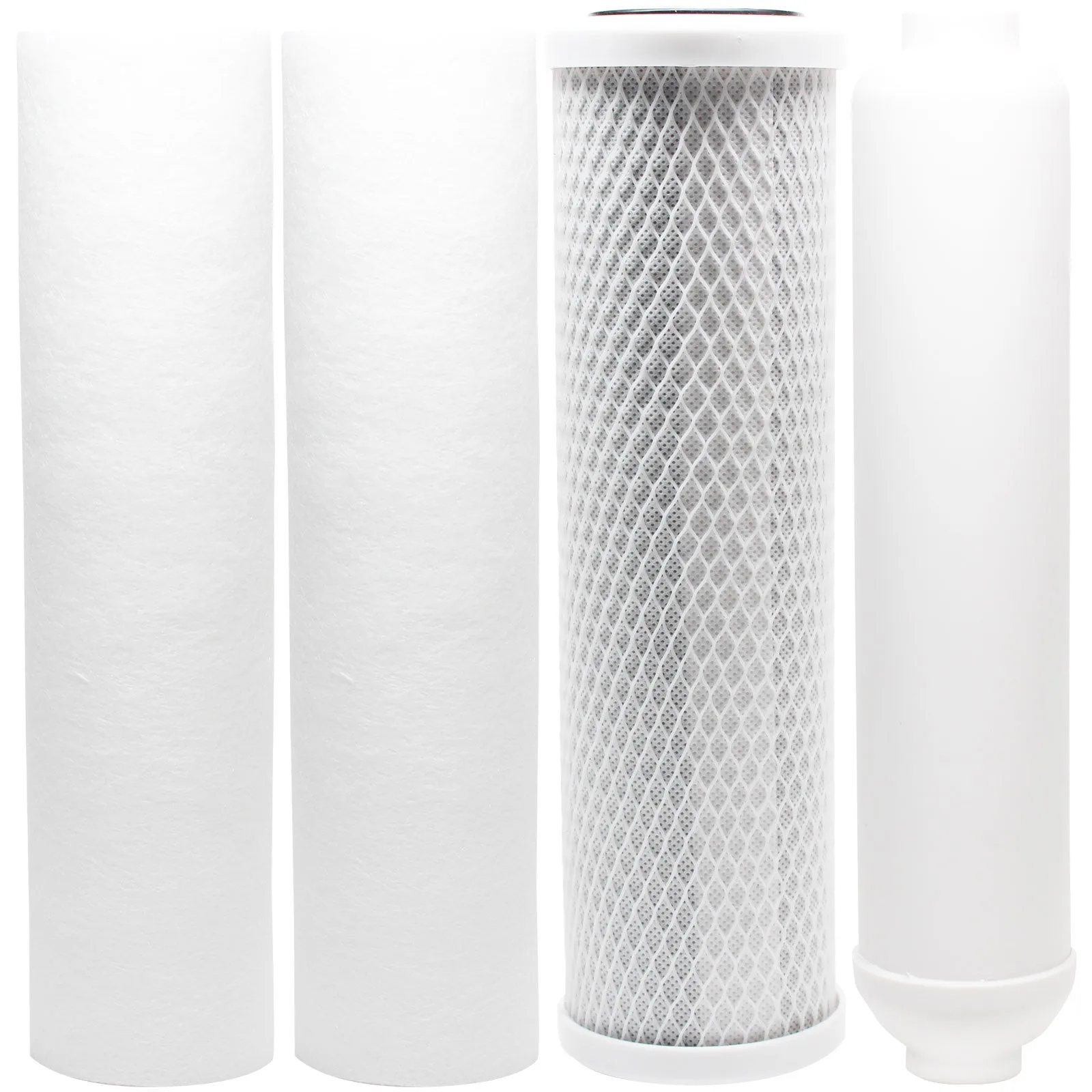 Replacement Filter Kit Compatible with PurePro LUX-105 RO System - Includes Carbon Block Filter, PP Sediment Filters & Inline Filter Cartridge