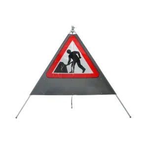 Roll-Up Road PPE Safety Sign