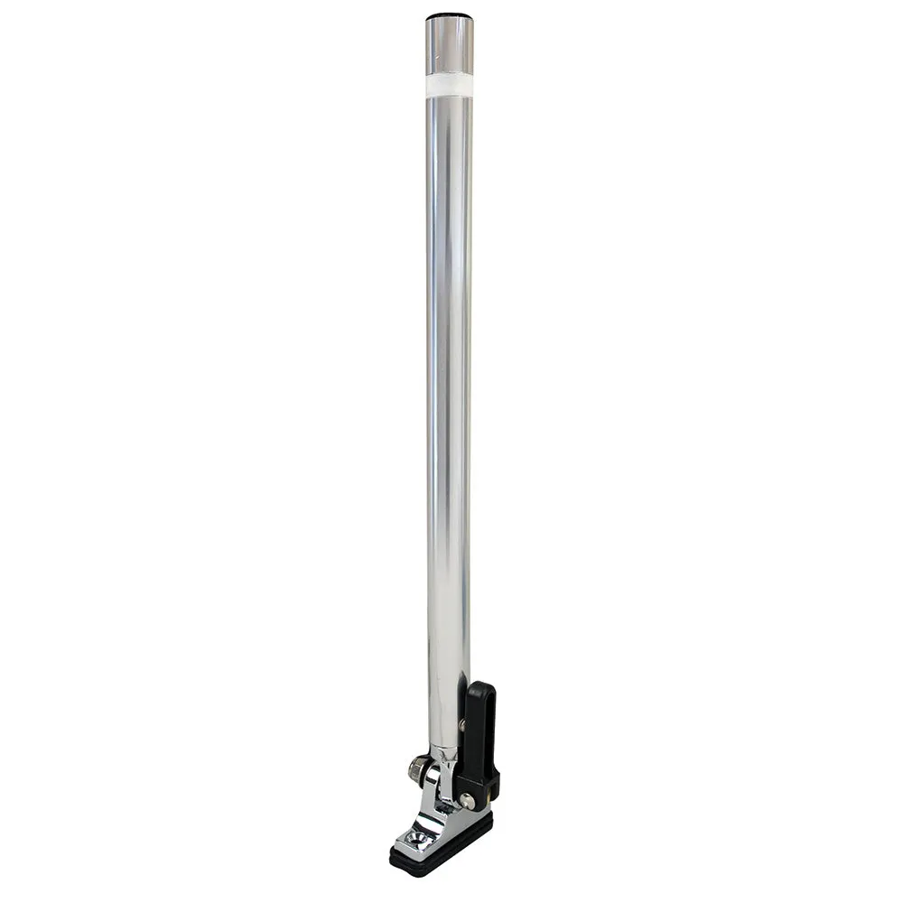 Round Adjust Light All Mount Popular product - Mount White Folding Pole Perko w/Quick [1672DP0ALU] Light 14" Wholesale pricing