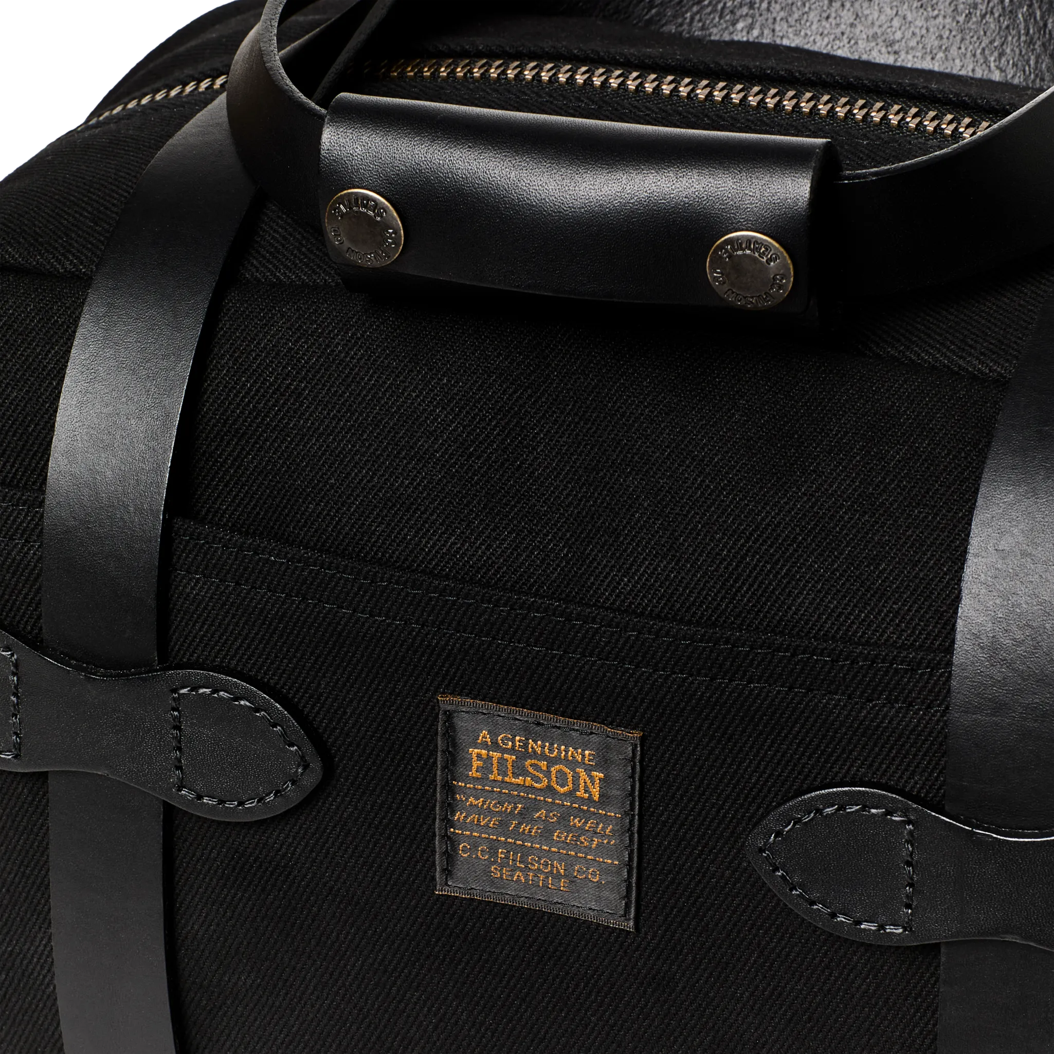Rugged Twill Xs Compact Duffle Bag - Black