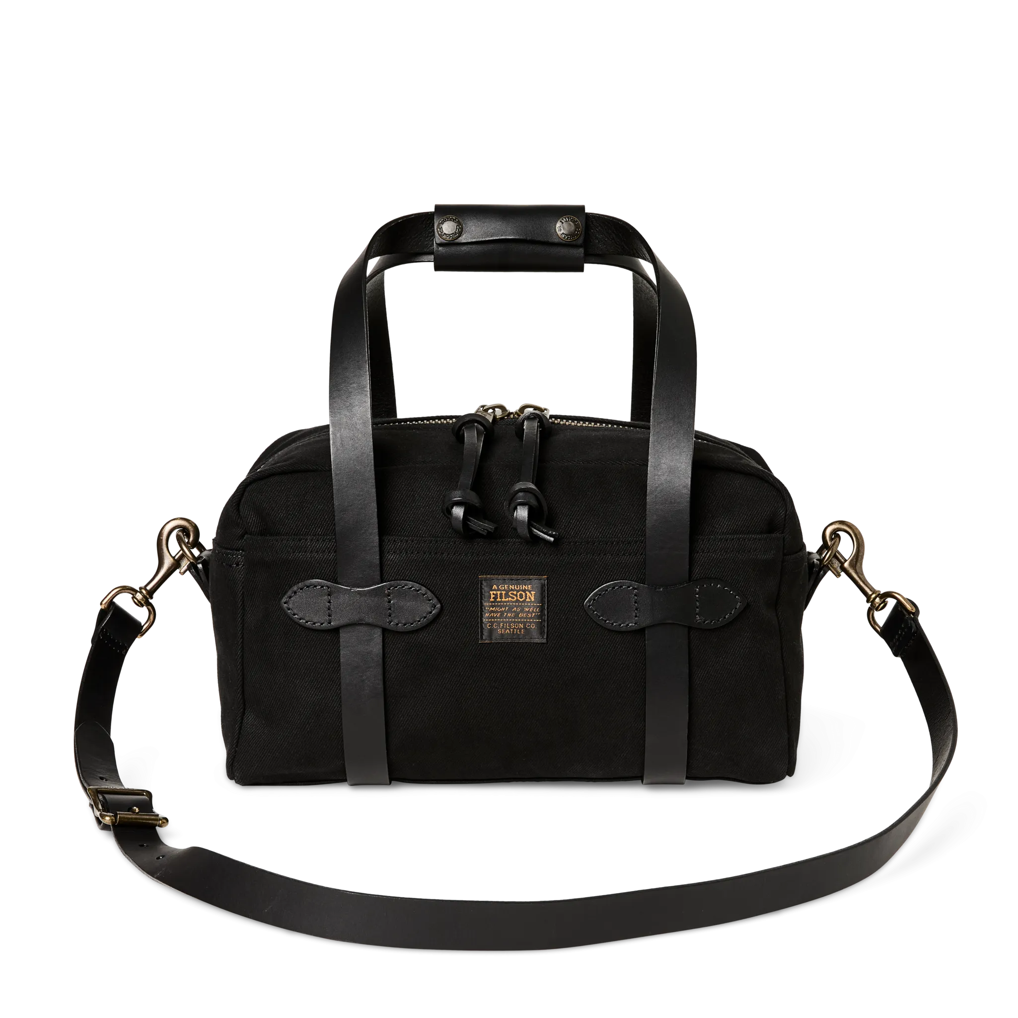 Rugged Twill Xs Compact Duffle Bag - Black