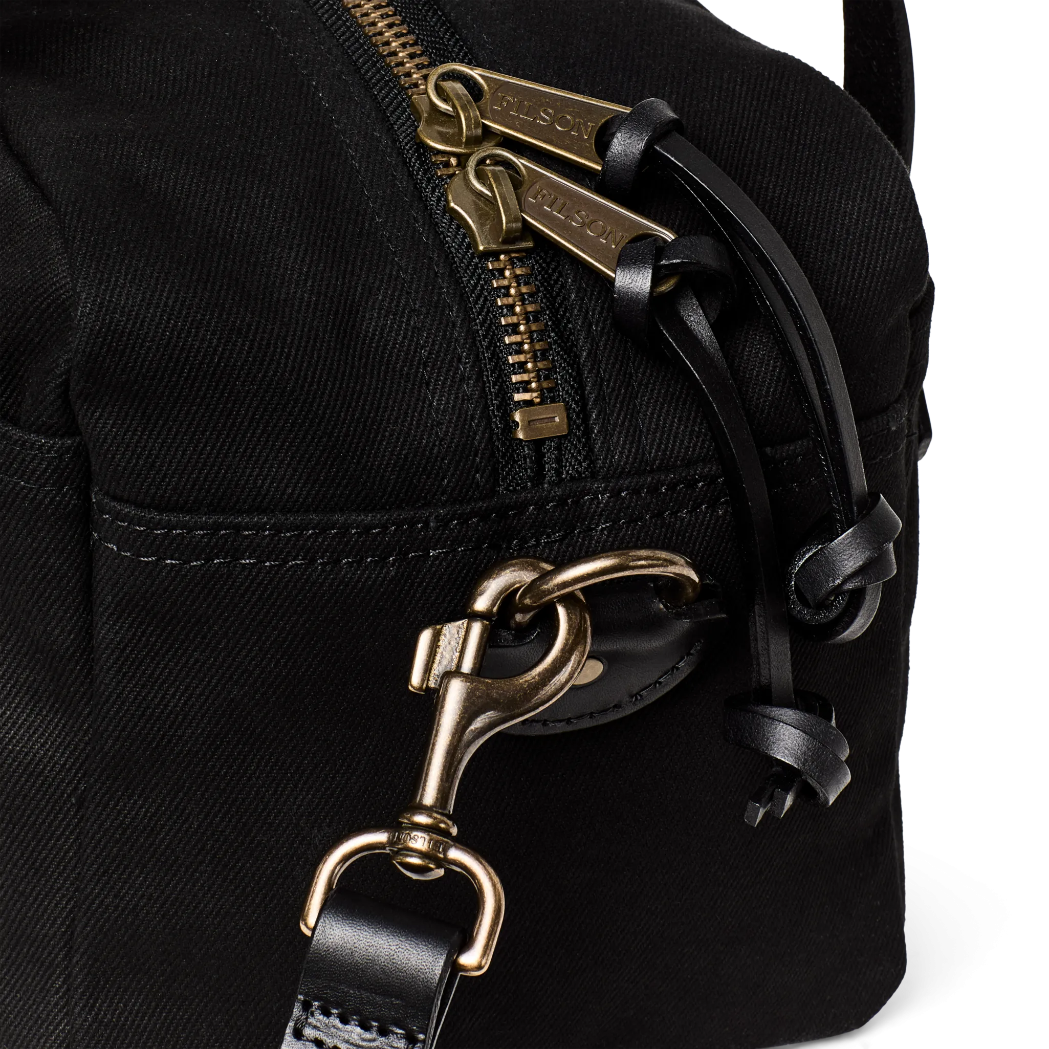 Rugged Twill Xs Compact Duffle Bag - Black