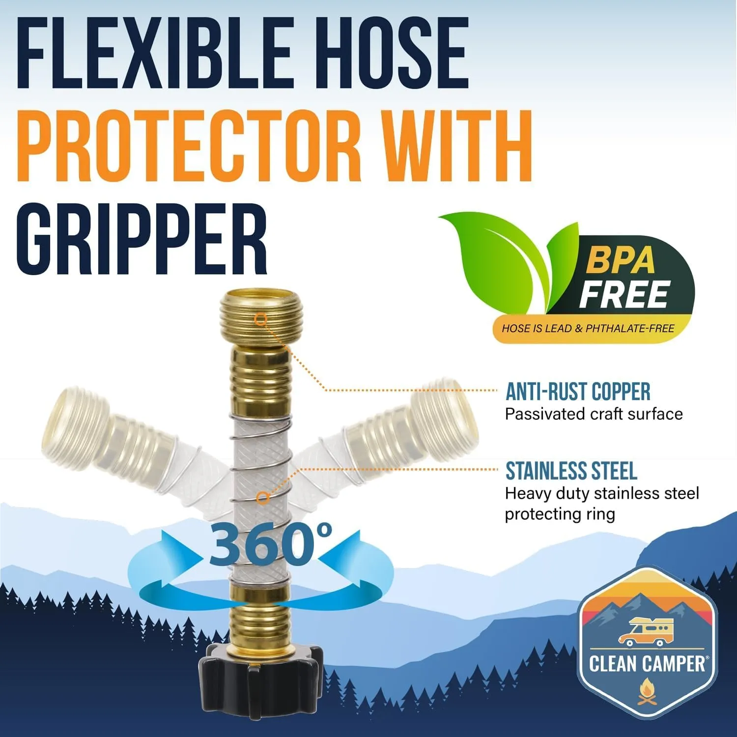 RV Inline Ultra-Premium Water Filter | Certified Carbon Activated Water Filtration | Filters Out Lead, Chlorine, Sediment & More | Experience Clean Water in Your RV