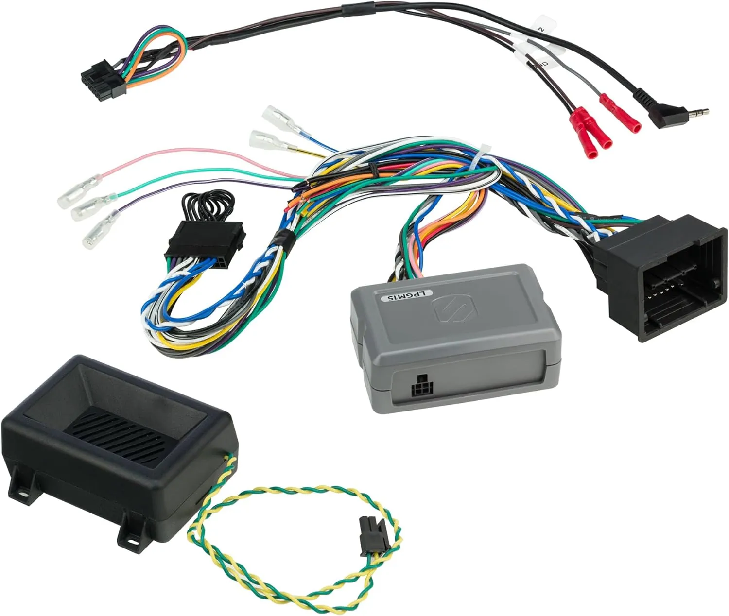 Scosche LPGM15 Link  Factory Stereo Replacement Interface Adapter, Compatible with Select 2010-2017 GM Vehicles, Car Radio Data-Bus Wiring Harness, Retain Steering Wheel Control & OEM Display