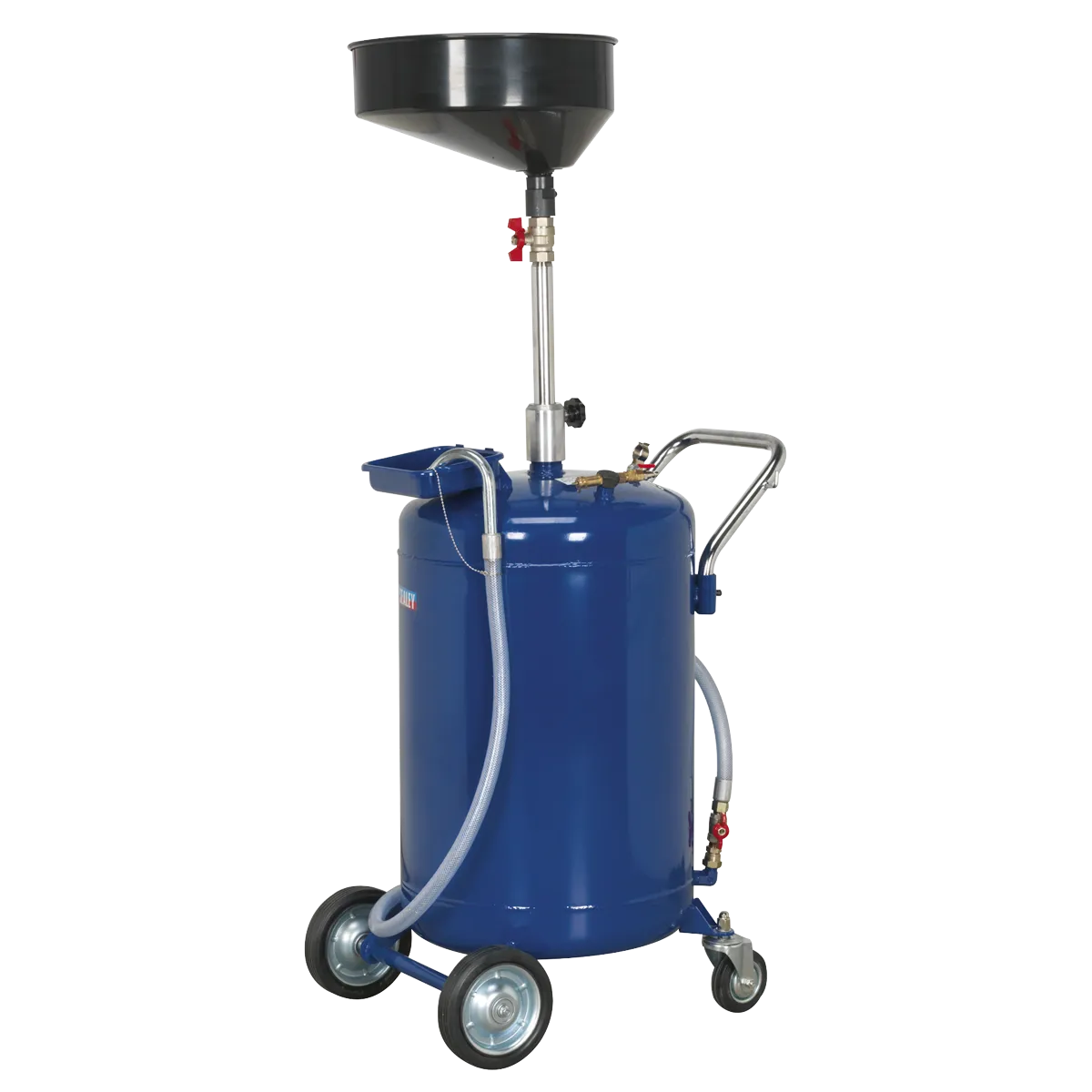 Sealey Mobile Oil Drainer 110L Air Discharge