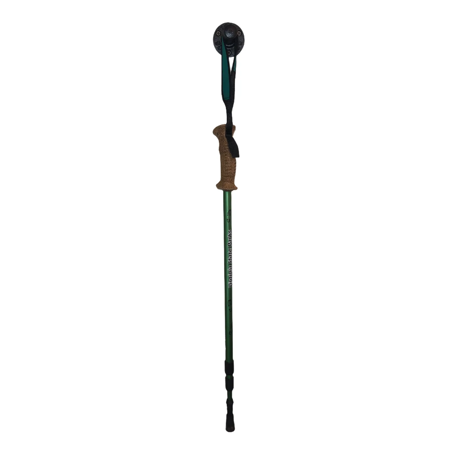 Single Virginia State Parks twist lock adjustable Green Max 135 cm