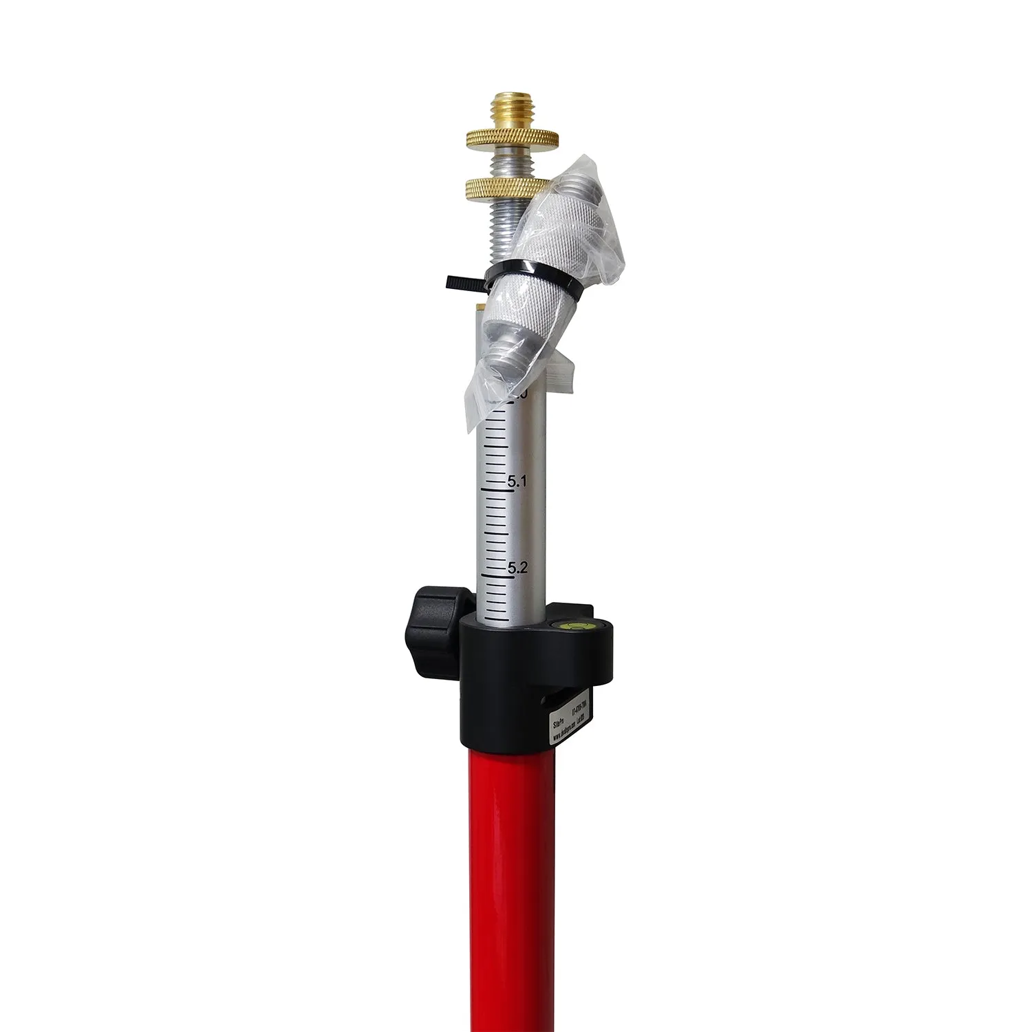 SitePro 8 ft Twist Lock Prism Pole (10ths, Metric)
