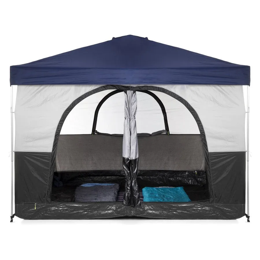SlumberTrek 6 Person Gazebo Camping Tent / Water Resistant/Mesh Door & Windows