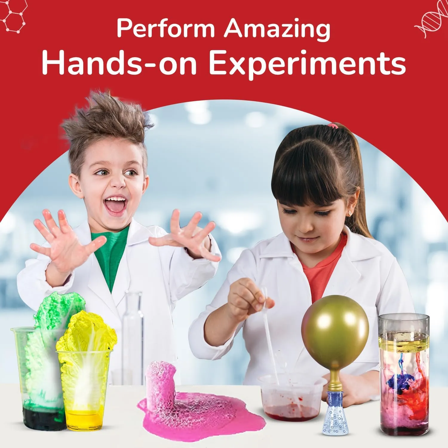 Smartivity Science Experiment Kit for Kids Age 6, 7, 8, 9, 10, 11, 12, 13, 14, Educational Science Experiments for Boys & Girls, STEM Toys for Learning & Fun