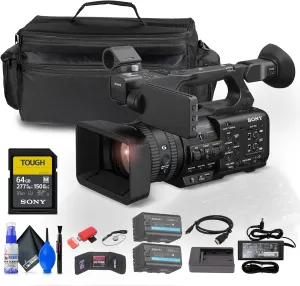 Sony HXR-NX800 4K HDR 1" Sensor NXCAM Camcorder   BP-U35 Battery   64GB SF-M Tough Series Memory Card   Large Case   Card Reader   Memory Wallet   Cap Keeper   Cleaning Kit   HDMI Cable (Renewed)