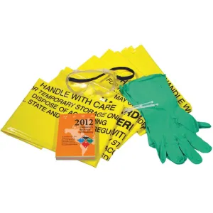 Spill Kit Accessory Pack: Essential Absorbent Socks, Pads & Disposal Bags for Hazardous Spill Containment & Clean-up