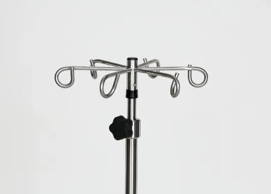 Stainless Steel 5-leg IV Pole
