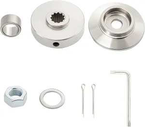 Stainless Steel Brush Cutter Blade Kit & Attachment for SRM 225 Blade Conversion Kit - Fits SRM Series (Except High Torque,Older SRM-261S) - Includes Adapter Kit (C535000160, C535000150)