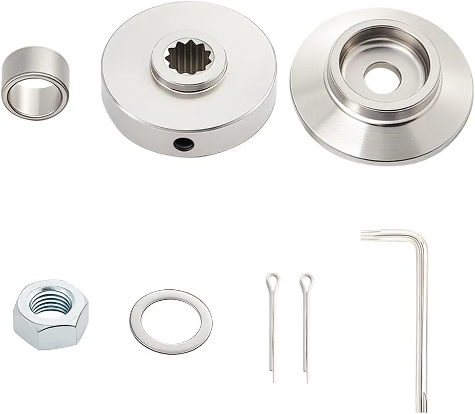 Stainless Steel Brush Cutter Blade Kit & Attachment for SRM 225 Blade Conversion Kit - Fits SRM Series (Except High Torque,Older SRM-261S) - Includes Adapter Kit (C535000160, C535000150)