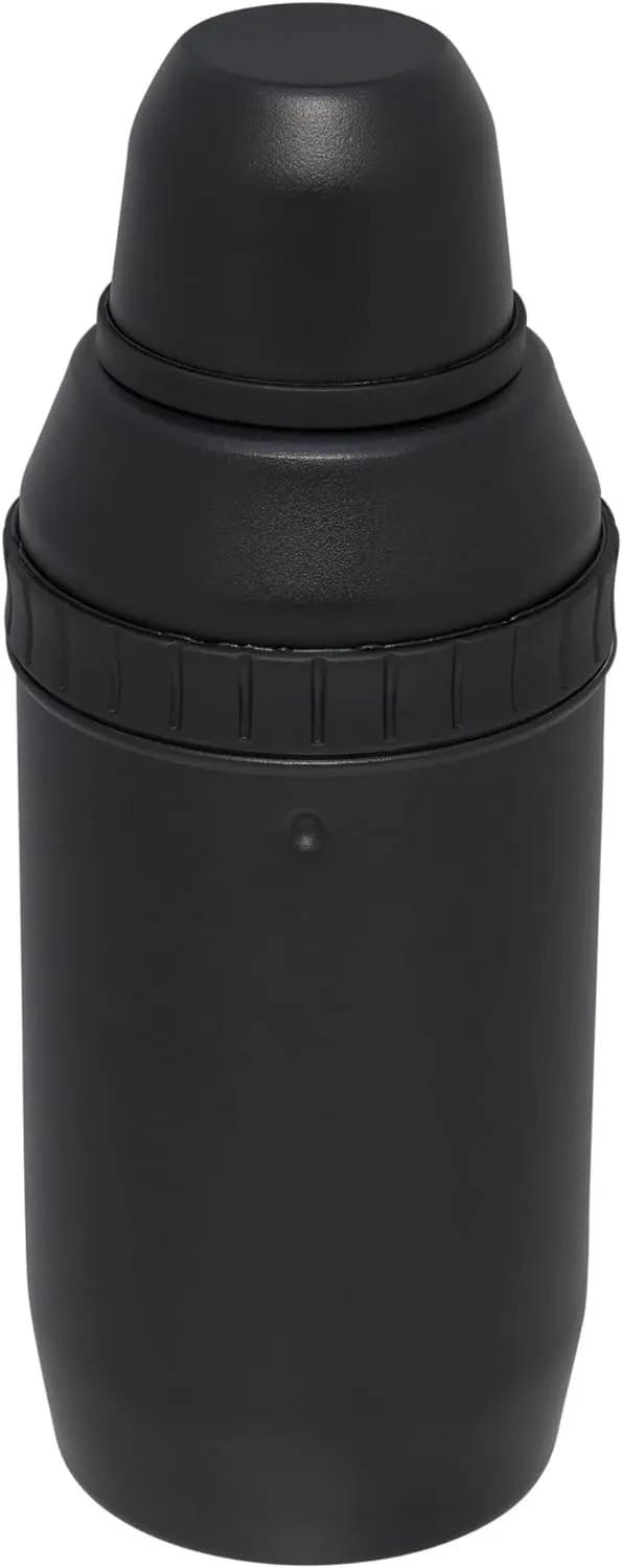 Stanley Happy Hour Cocktail Shaker Set 20 oz | Bartender Kit for Camping and Travel | Cocktail Drink Mixing Set with 2 Cups | Insulated Stainless Steel | BPA-Free | Matte Black