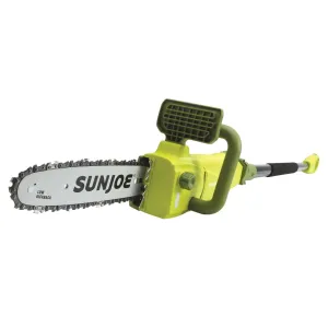 Sun Joe SWJ807E-RM Electric Convertible Pole Chain Saw | 10 inch | 8.0 Amp (Certified Refurbished)