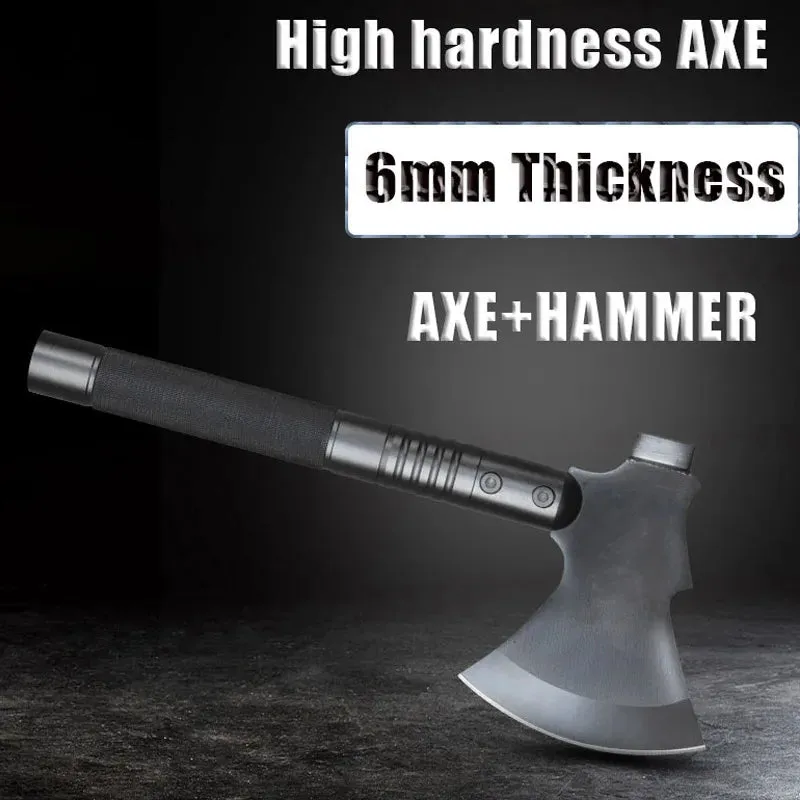 Survival Axe Shovel | 18-in-1 Multitool | High Carbon Steel