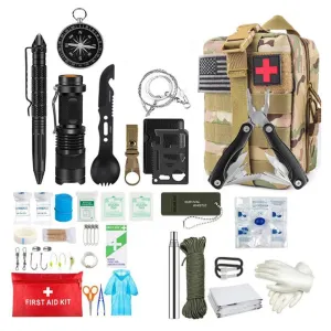 Survival first aid kit Military Full Set Outdoor Gear Emergency Kits Trauma Bag
