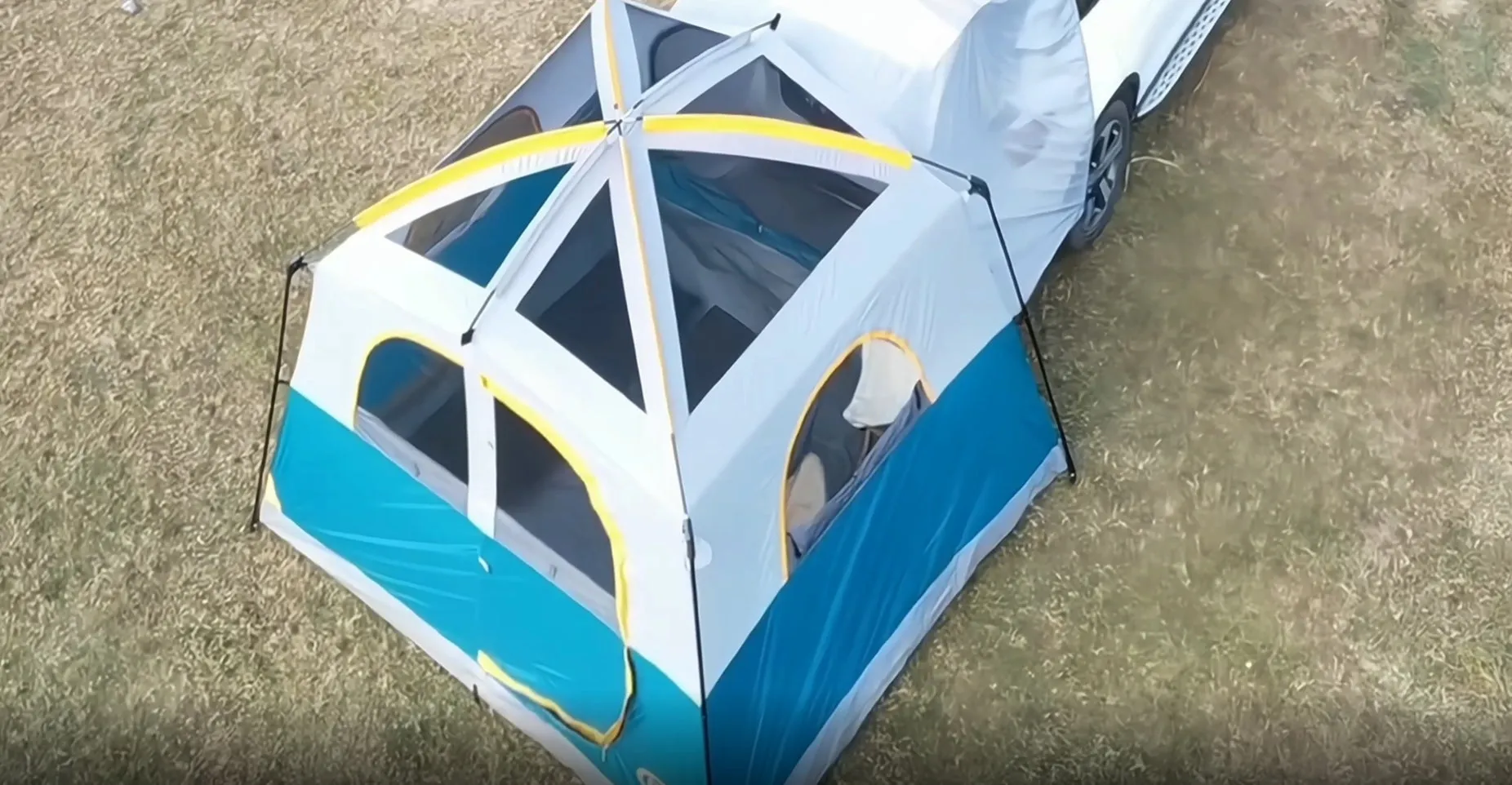 SUV Tent for Camping,6-Person Car Camping Tent,SUV Tailgate Tent for Outdoor,Easy Set Up Tent w/ Rainfly