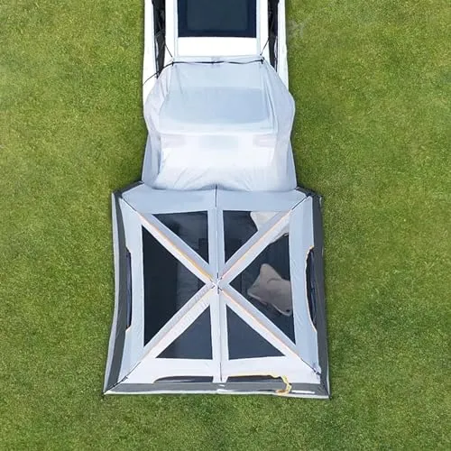 SUV Tent for Camping,6-Person Car Camping Tent,SUV Tailgate Tent for Outdoor,Easy Set Up Tent w/ Rainfly