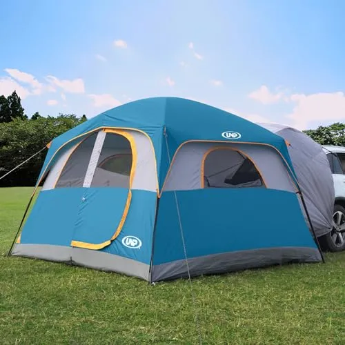 SUV Tent for Camping,6-Person Car Camping Tent,SUV Tailgate Tent for Outdoor,Easy Set Up Tent w/ Rainfly