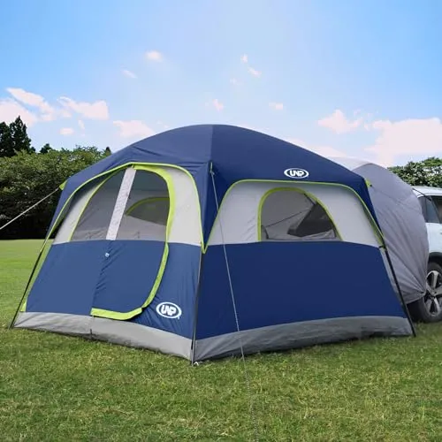 SUV Tent for Camping,6-Person Car Camping Tent,SUV Tailgate Tent for Outdoor,Easy Set Up Tent w/ Rainfly