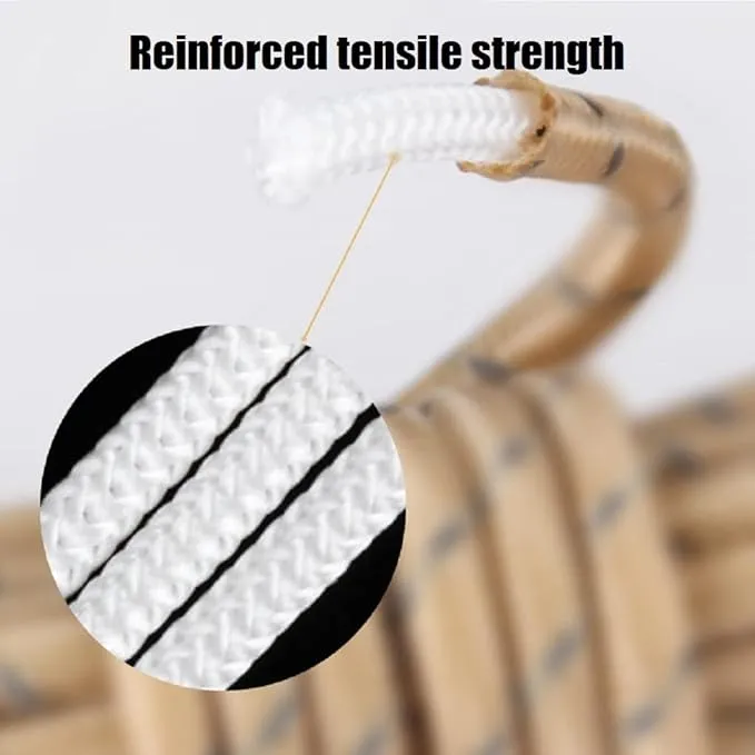 Tent Wind Ropes with Tensioners Cord Adjuster, 8pcs 13ft Reflective Rope for Camping, Hiking, Canopy Shelter, Outdoor Activity(Yellow)