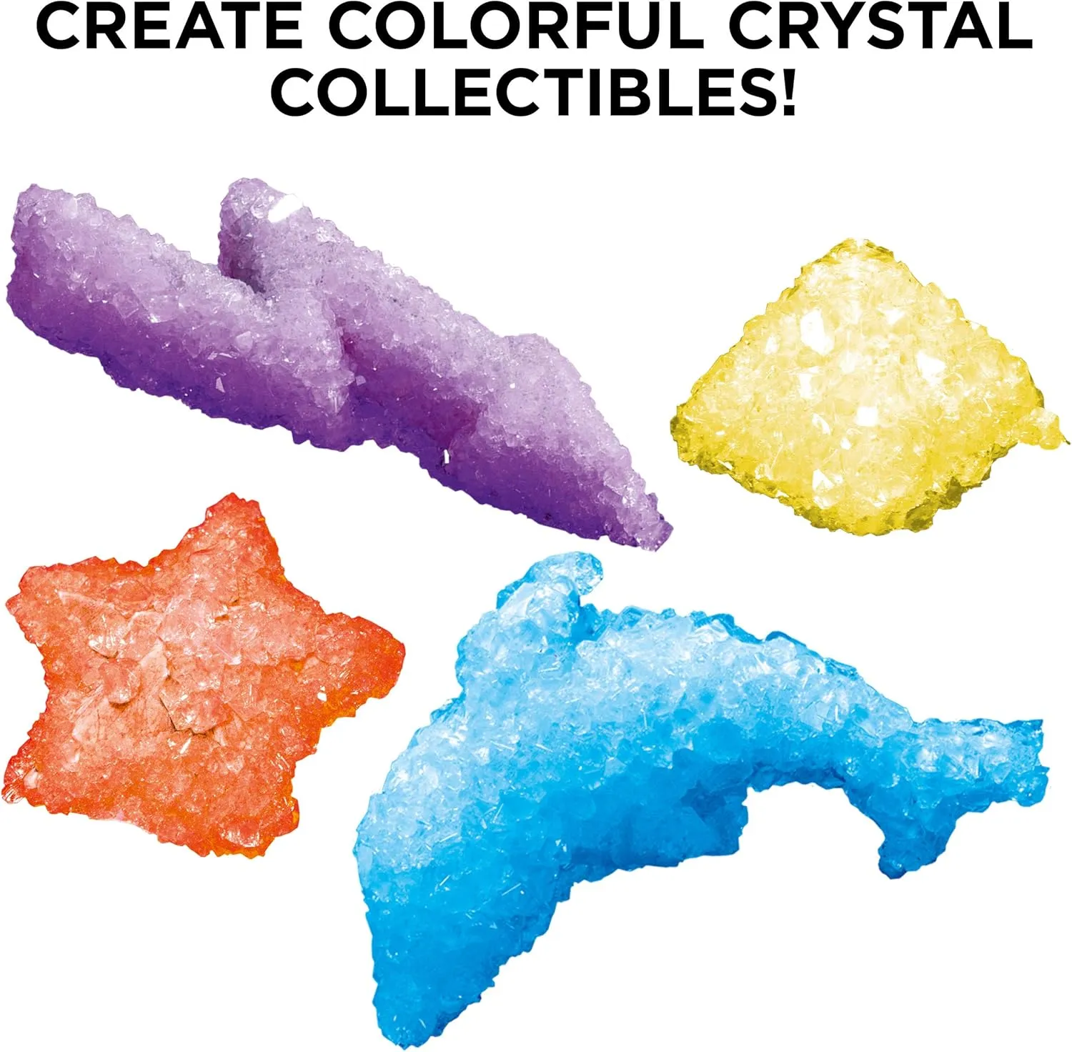 Thames & Kosmos Crystal Growing | STEM Experiment Kit | Grow Dozens of Dazzling, Colorful Crystals! | Learn about Crystallization & Conduct Classic Science Experiments | Make Crystal Geodes | Ages 10 