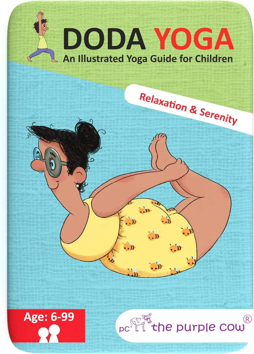 The Purple Cow Doda Yoga for Kids-Relaxation and Serenity Educational Yoga Session for Children Ages 6 Years Old & Up. Education for Boys & Girls (1042054)