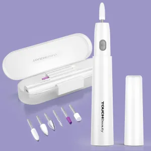 TOUCHBeauty Electric Nail Drill: Professional Files for Acrylic Gel Nails - Lightweight, Portable Manicure Pedicure Kit With Case - Perfect for Regular and Nail Art