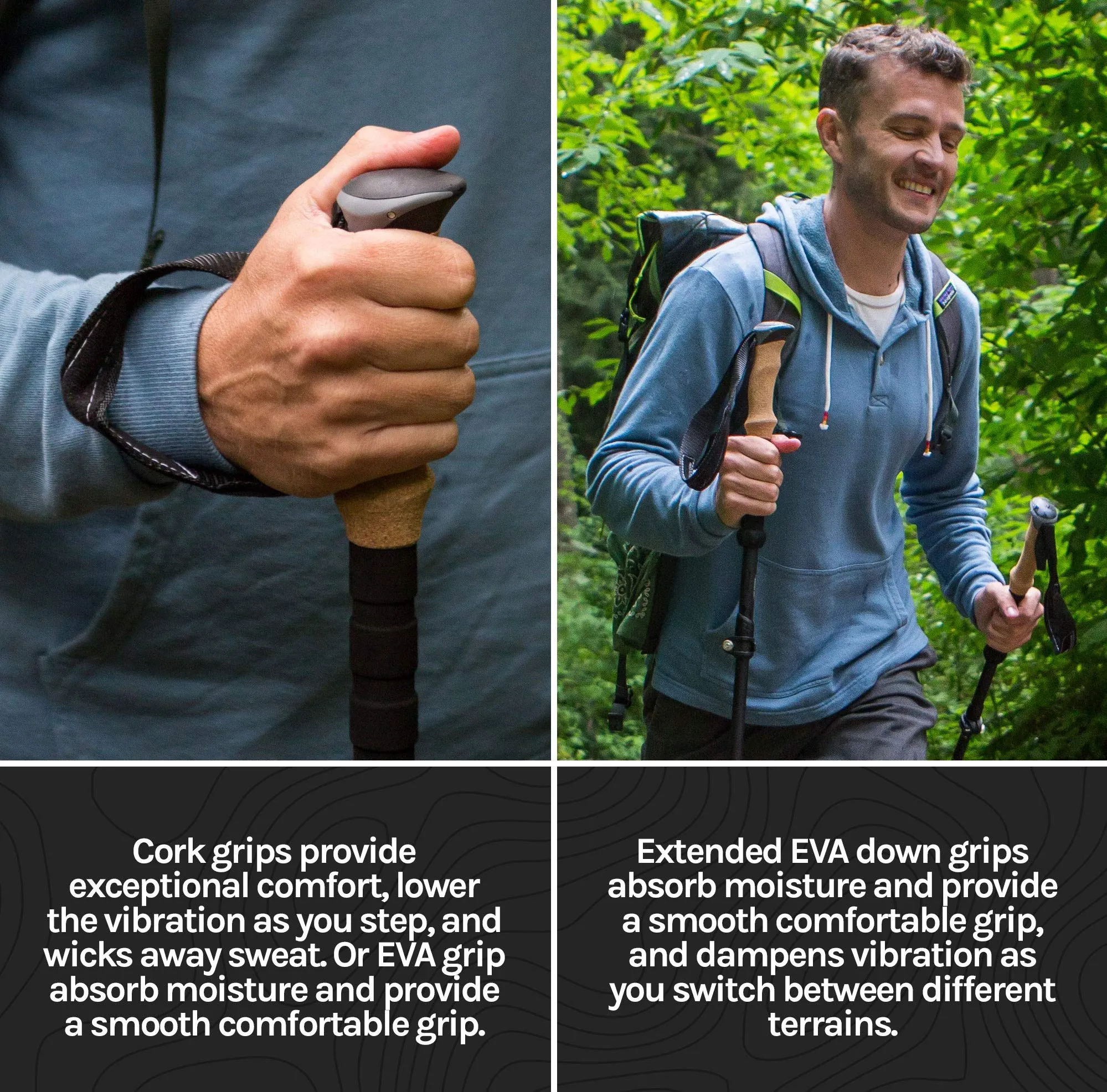 Trekking Poles - Orange