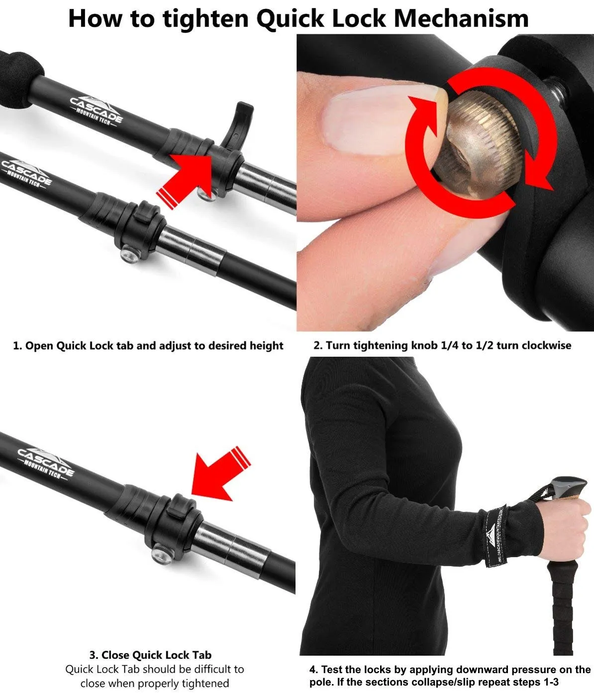 Trekking Poles - Orange