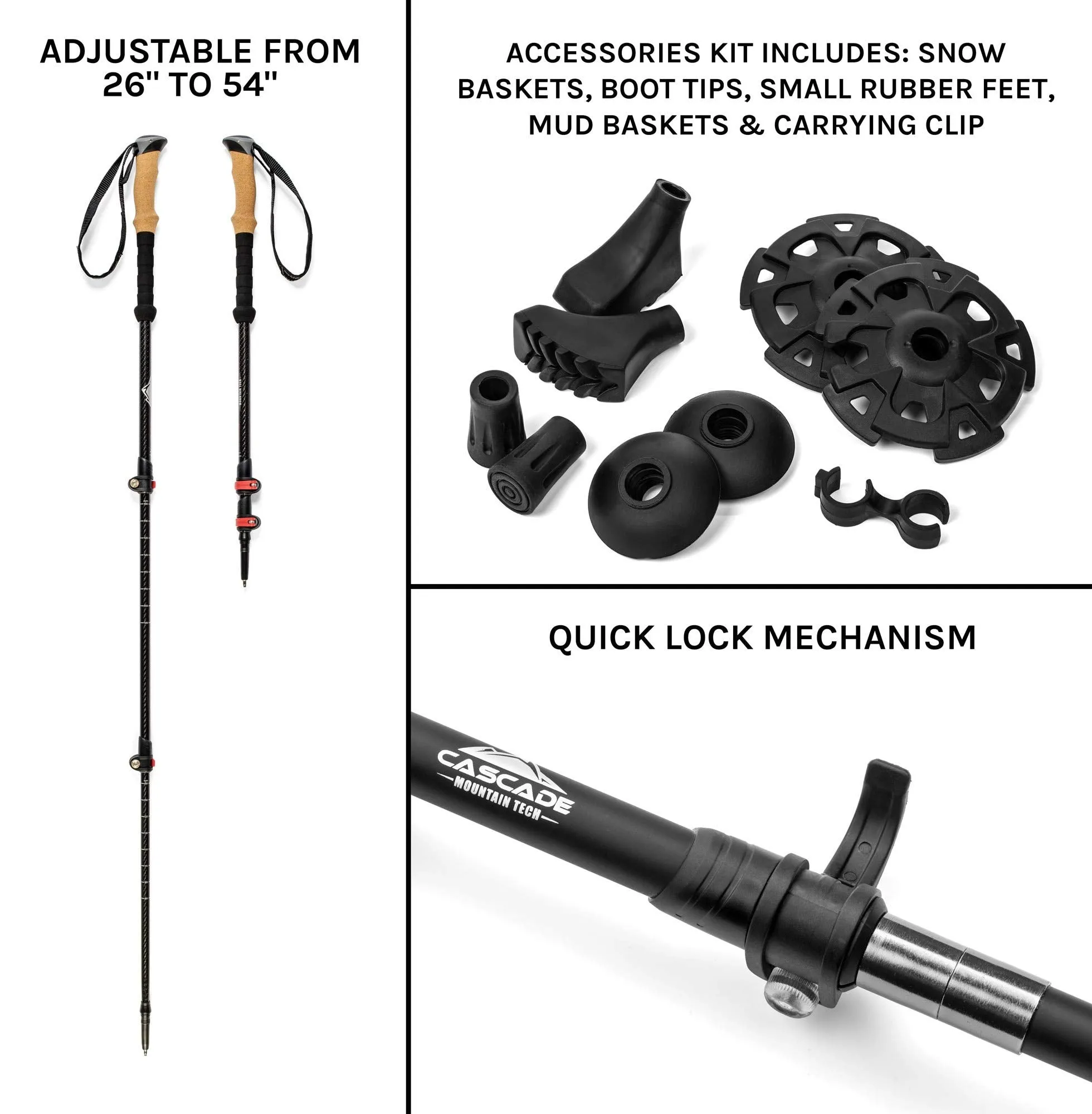 Trekking Poles - Orange
