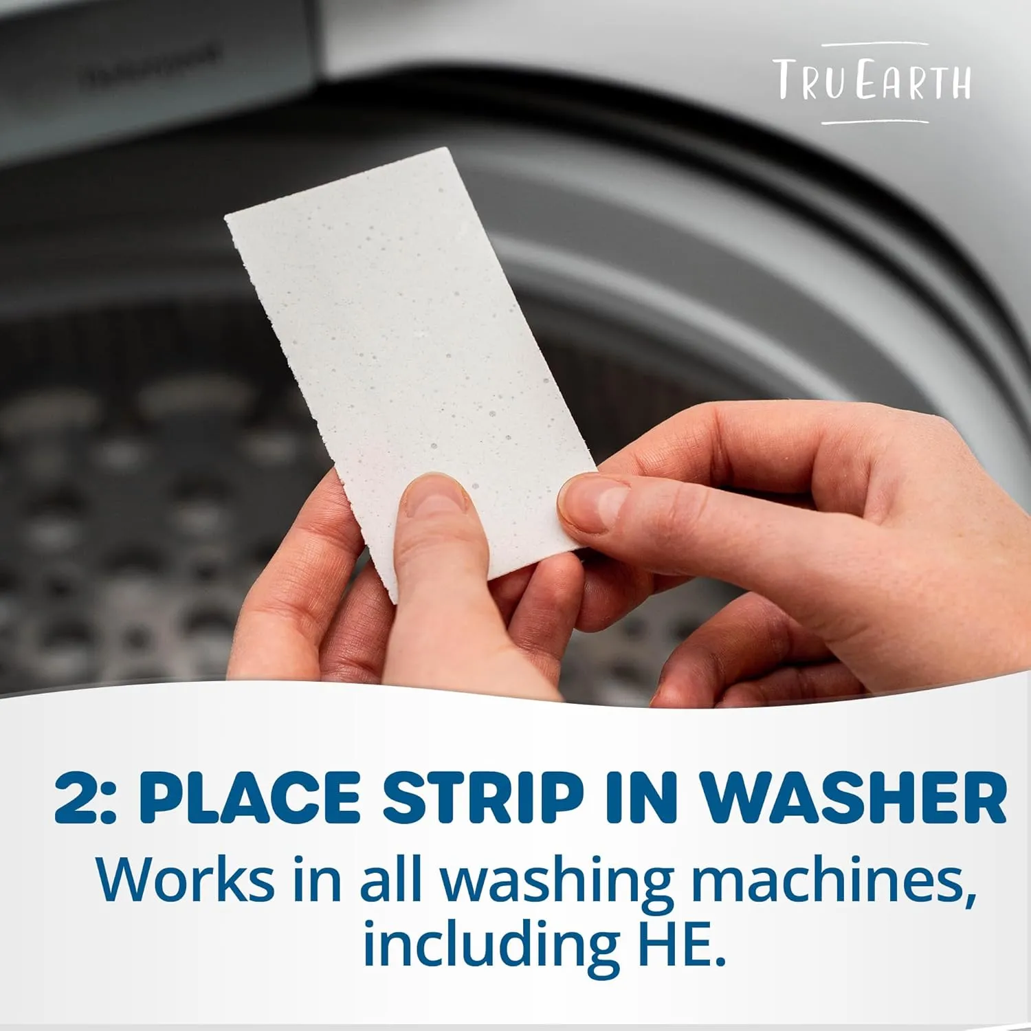Tru Earth Platinum - Heavy Duty Laundry Detergent Sheets - Up to 128 Loads (64 Sheets), Fragrance Free - Ultra-Concentrated - Eco-Friendly, Hypoallergenic Laundry Sheets