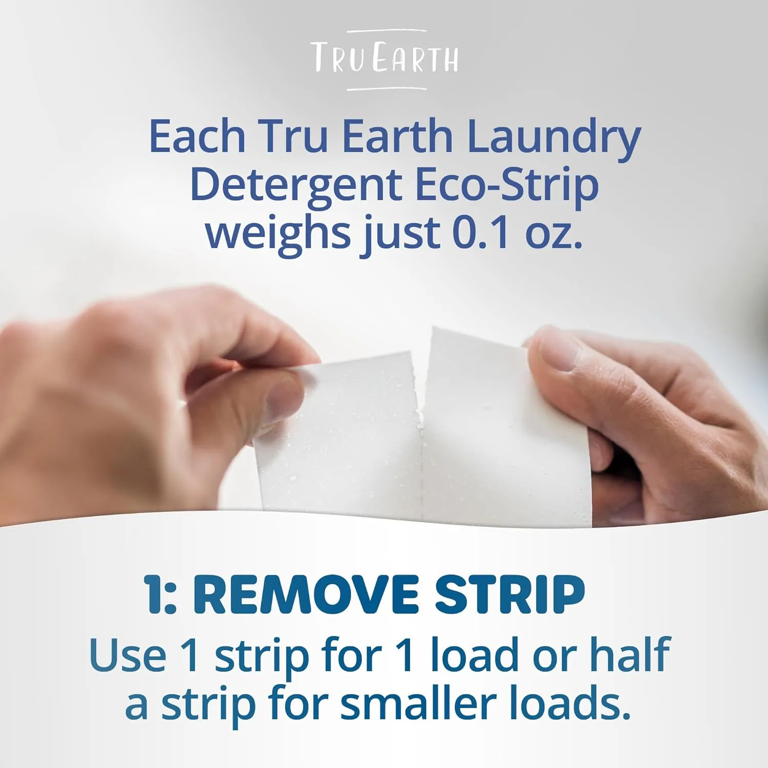 Tru Earth Platinum - Heavy Duty Laundry Detergent Sheets - Up to 128 Loads (64 Sheets), Fragrance Free - Ultra-Concentrated - Eco-Friendly, Hypoallergenic Laundry Sheets