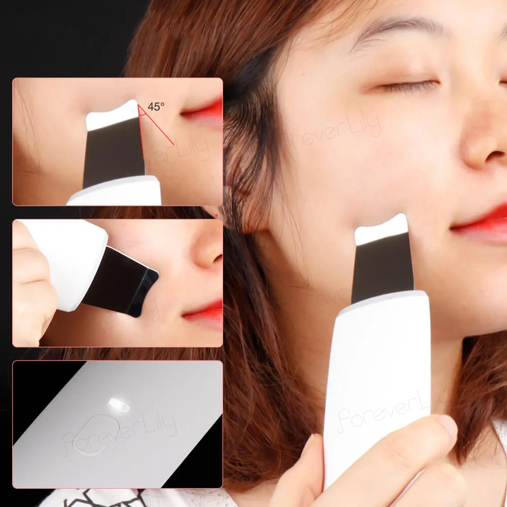 Ultrasonic Deep Face Cleaning Machine Skin Scrubber Remover