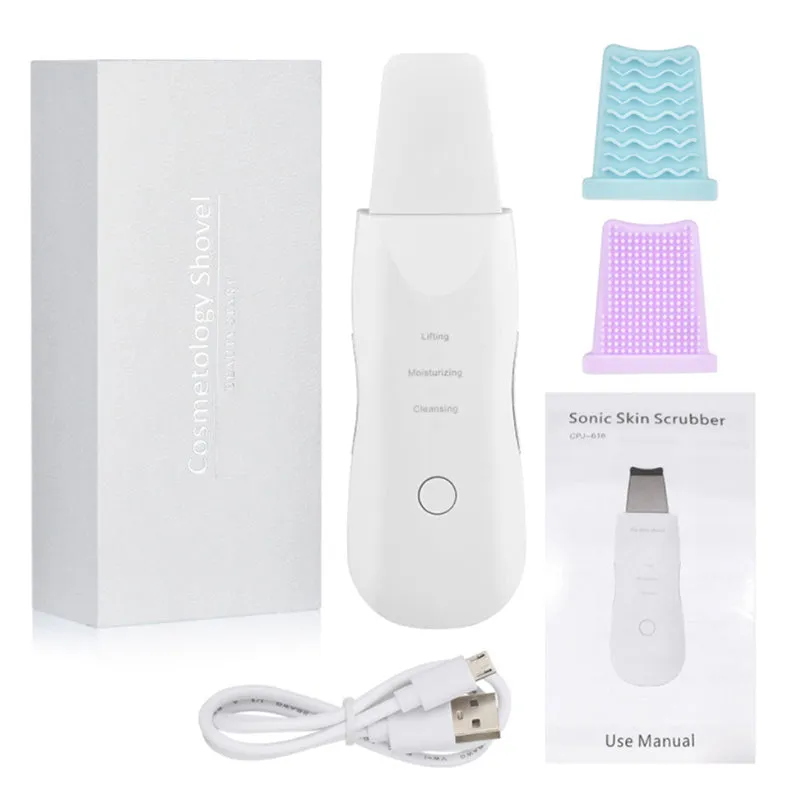 Ultrasonic Ion Facial Massager Blackhead On Face Remove Acne