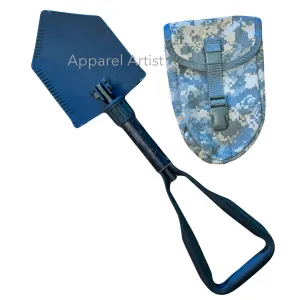 US Military Entrenching Shovel Collapsible D Handle W/New ACU Cover