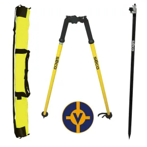 Vectors GPS/GNSS Carbon Fiber Rover Pole Kit Bundle